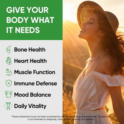 5-in-1 Vitamin D3 K2 Drops, Vitamin D3 10400 IU & K2(MK-7) 200mcg | With Magnesium, MCT Oil, Zinc, Maximum Absorption Vitamin D Liquid for Bone, Mood & Immune - Sugar Free | 2 FL OZ | 60 Days