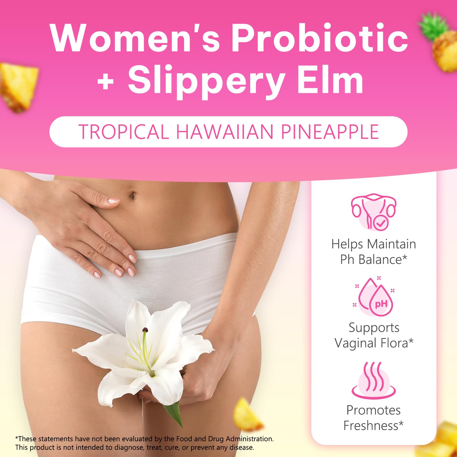 Beyxdu Probiotics for Women Gummies with Slippery Elm Feminine Balance Gummies for Women Vaginal Probiotics with Prebiotics & Lactobacillus Probiotic Blend Vaginal Odor & Vaginal Flora 60Gummy BeyxduBuy Supplements Australia