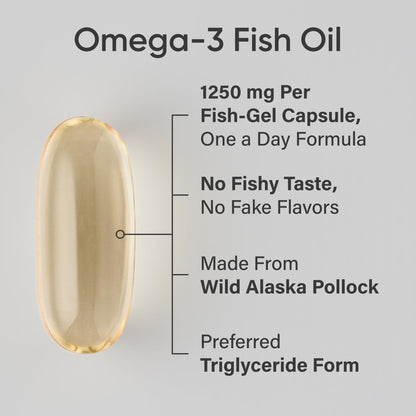 Sports Research® Omega-3 Fish Oil Bundle - Total Omega-3 2200mg (Krill, Salmon & Pollock) + Triple Strength Fish Oil 1250mg - High EPA & DHA Supplement Sports Research buy supplements Au