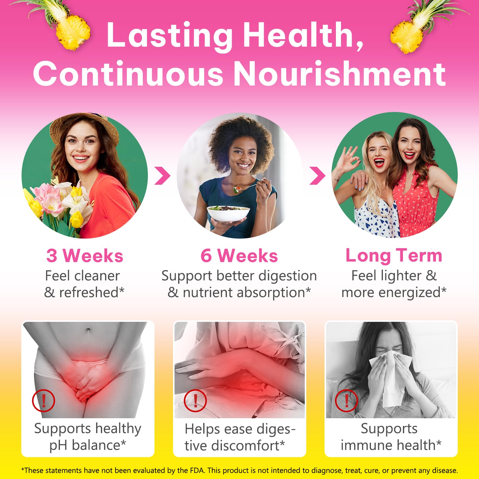 Beyxdu Probiotics for Women Gummies with Slippery Elm Feminine Balance Gummies for Women Vaginal Probiotics with Prebiotics & Lactobacillus Probiotic Blend Vaginal Odor & Vaginal Flora 120Gummy BeyxduBuy Supplements Australia