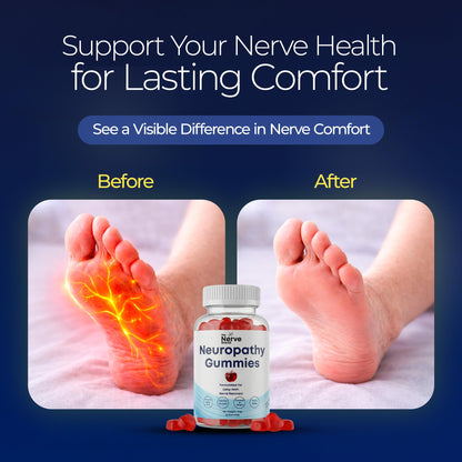 The Nerve Brand Neuropathy Support Gummies, 600 mg R Alpha Lipoic Acid Gummies with B1 B6 B12 and Lion’s Mane, Sugar Free Daily Nerve Health Supplement, 30 Day Supply The Nerve BrandBuy Supplements Australia