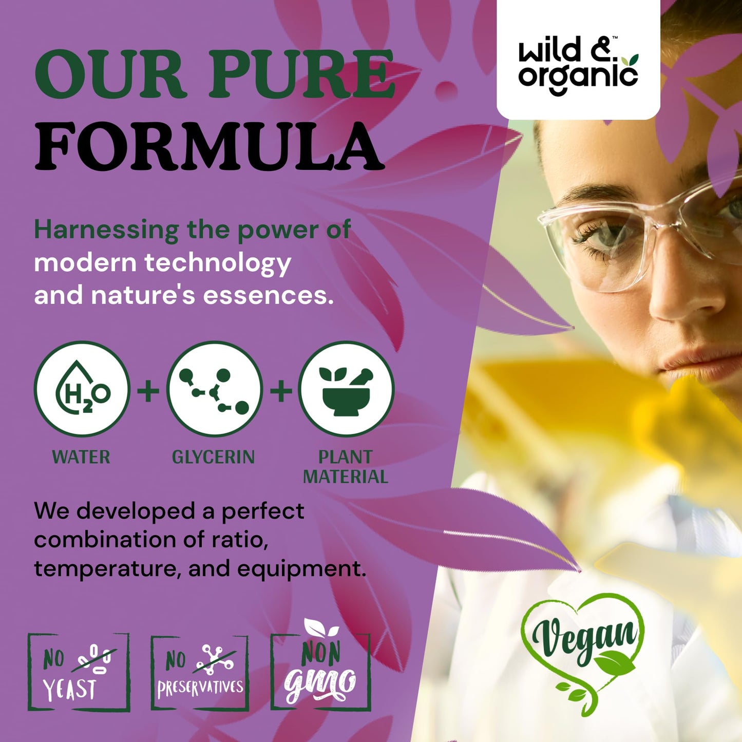 Wild & Organic Saffron Supplements 88.5 mg - Mood, Focus & Eye Support - Saffron Extract Liquid Drops - Add to Tea - 5-Month Supply - Crocus Sativus Herb - Vegan, Sugar & Alcohol-Free Tincture - 4 oz