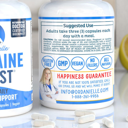 Best Migraine Relief Product with Magnesium - Migraine Assist Supplement with Quercetin, Feverfew, Butterbur, CoQ10 from Dr. Danielle, 90 Capsules Doctor DanielleBuy Supplements Australia