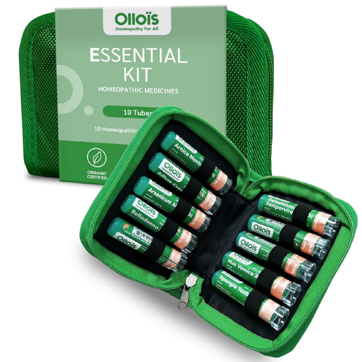 OLLOIS Essential Kit, 10 Organic, Lactose-Free, Vegan Homeopathic Remedies OLLOÏSBuy Supplements Australia