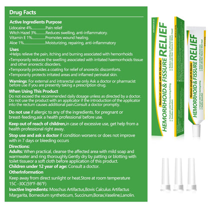 Dr.Goddyik Hemorrhoids and Fissure Relief Cream,Hemorrhoid Ointment for Hemorrhoid Treatment Fast Acting Relief of Pain, Swelling Dr.GoddyikBuy Supplements Australia