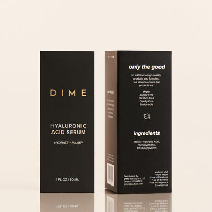 DIME Beauty Hyaluronic Acid Serum, Ultra Hydrating Face Serum with Pure Hyaluronic Acid, 1 oz / 30 ml DIMEBuy Supplements Australia