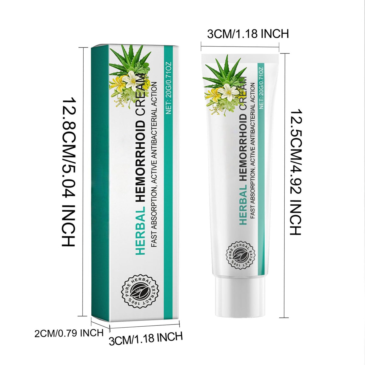 Hushblade Hemorrhoid Body Cream, Natural Herbal Hemorrhoid Cream, for Men and Women Moisturizing and Nourishing HushbladeBuy Supplements Australia