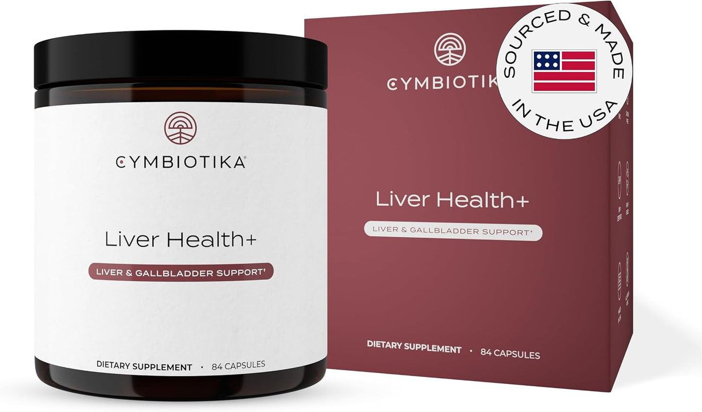 CYMBIOTIKA Liver Health+ for Liver Support, Detox & Digestion