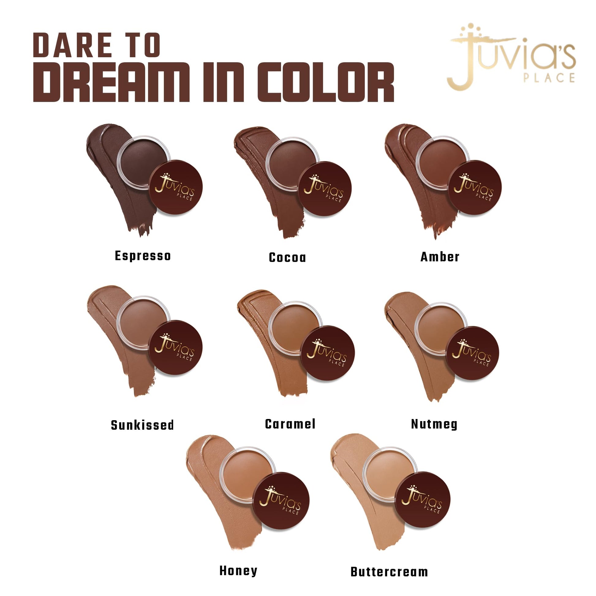 Juvia's Place Bronzed Cream Bronzer - Sunkissed - Smooth Cream Bronzer Pot for Sun-Kissed Glow & Warmth, Buildable & Blendable Makeup Contour with Long-Lasting Matte Shimmer Finish, Highly Pigmented Juvia's PlaceBuy Supplements Australia