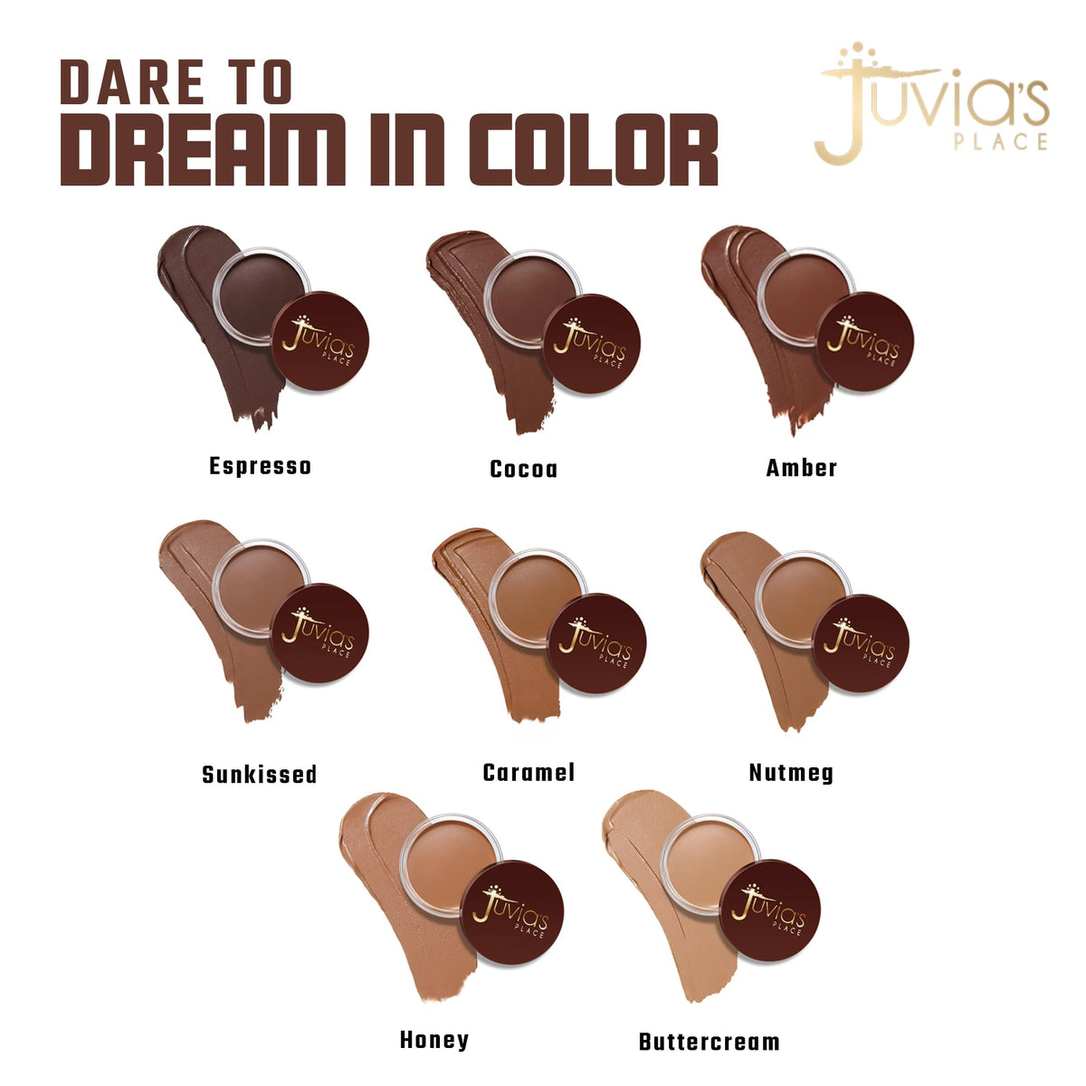 Juvia's Place Bronzed Cream Bronzer - Cocoa - Smooth Cream Bronzer Pot for Sun-Kissed Glow & Warmth, Buildable & Blendable Makeup Contour with Long-Lasting Matte Shimmer Finish, Highly Pigmented Juvia's PlaceBuy Supplements Australia