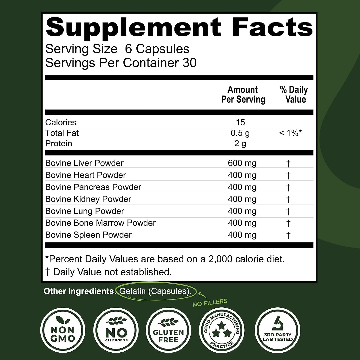 Left Coast Performance Boron Supplement for Men & Beef Organ Supplement - Testosterone Boosting Bundle for Men's Gut Health Energy Hormone Balance and Immune Support