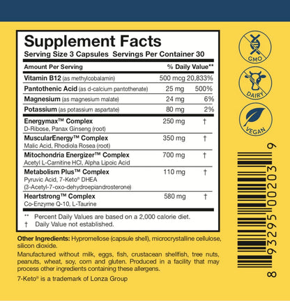 Researched Nutritionals Mens & Womens Vitamins - Optimized Energy Duo - Adrenal Support & Mitochondrial Supplements to Promote Optimal Cellular Energy - ATP 360 & Multi-Plex Researched Nutritionals buy supplements Au