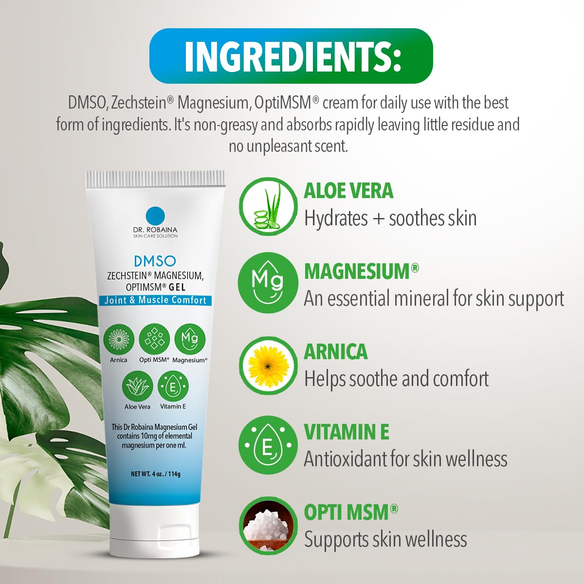 Arnica & DMSO Gel Recovery Bundle – 99.9% Pure Pharmaceutical Grade DMSO & Arnica Roll-On | Lavender Cream & Fast-Absorbing Gel | Hydrating & Non-Greasy | Made in USA Dr. RobainaBuy Supplements Australia
