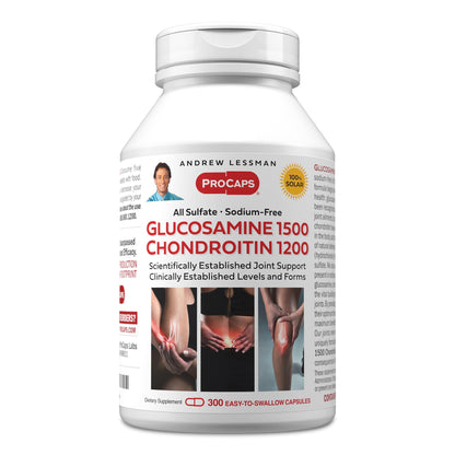 ANDREW LESSMAN Glucosamine 1500 Chondroitin 1200-600 Capsules