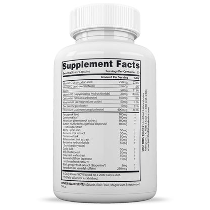 Justified Laboratories (3 Pack) Blood Balance Max 1295MG Supplement Pills 180 Capsules Justified Laboratories buy supplements Au