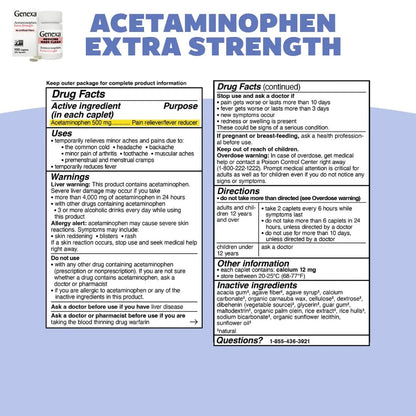 Genexa Kids & Adults Clean Acetaminophen Combo | Family Pain & Fever Bundle | Dye Free, 0% Artificial Additives | Vegan & Non-GMO | Medicine Made Clean | Ages 2-11, 12+ (2 Pack) GenexaBuy Supplements Australia