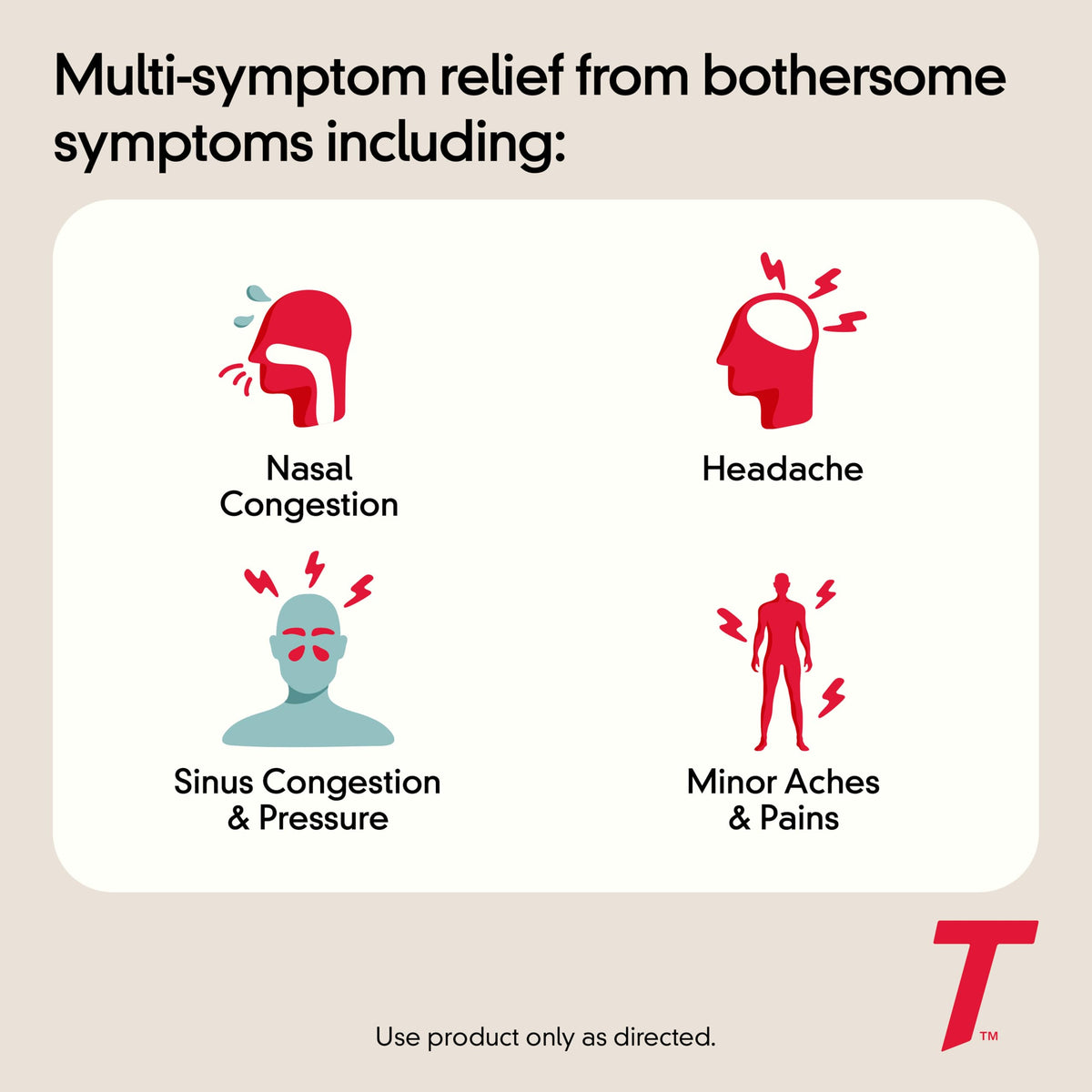 Tylenol Sinus + Headache Daytime Non-Drowsy Relief Caplets, Acetaminophen 325mg, Phenylephrine HCI 5mg, Nasal Decongestant for Sinus Pain, Headache & Nasal Congestion Relief, Fever Reduction, 24 Count Tylenol buy supplements Au