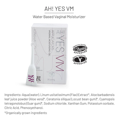 AH! YES® Long Lasting Vaginal Moisturizer for Vaginal Dryness, Water Based & Estrogen-Free, 6 Pre-Filled Applicators AH! YES buy supplements Au