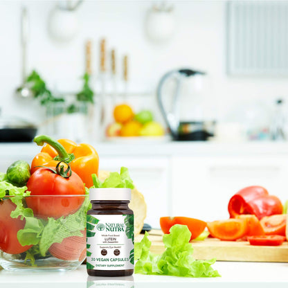 Natural Nutra Lutein & Zeaxanthin Supplement 20mg, 60 Capsules | Maintains Vision, Protects Cells in Eyes, Enhances Level of Zeaxanthin & Isomers, Supports Eye Health, Gluten-Free, Soy-Free
