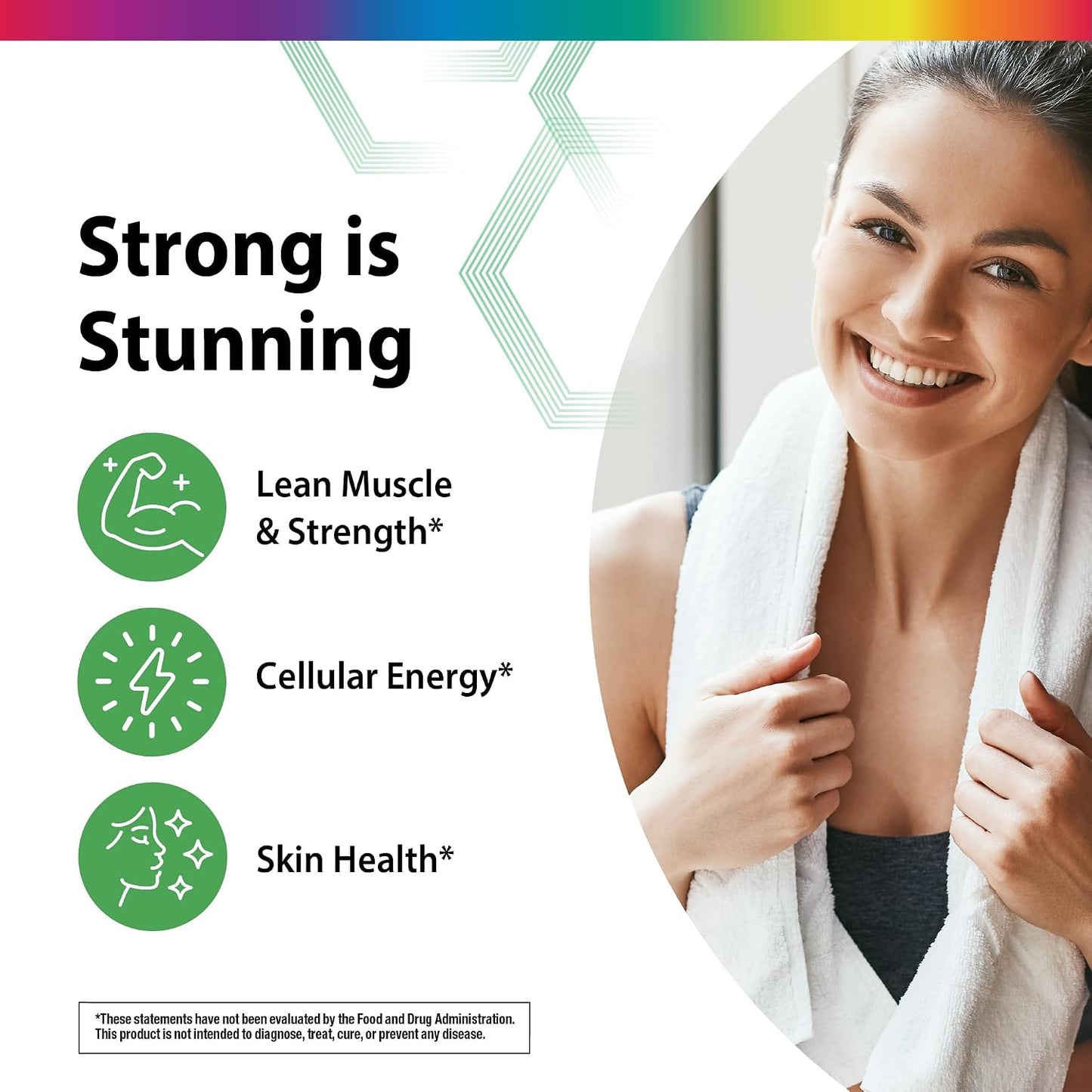 Rainbow Light Creatine + Multi Collagen | 10 Ounce | 5g Creatine Monohydrate Plus 10 Types of Collagen | Supports Lean Muscle, Cellular Energy & Skin Health | Unflavored Powder