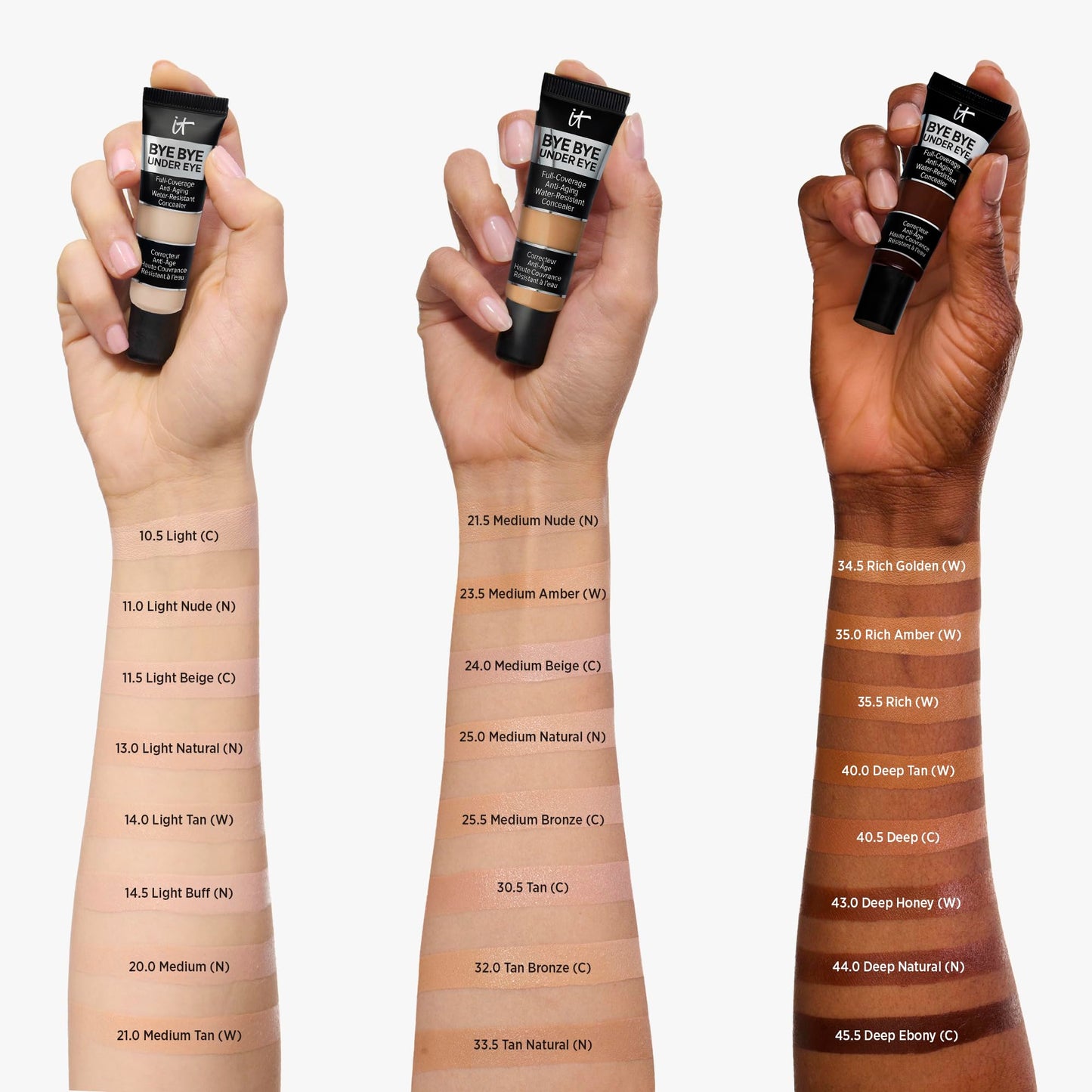 IT Cosmetics Bye Bye Under Eye Concealer (Light Nude) - Water-Resistant, Full Coverage Brightening Concealer For Dark Circles, Fine Lines, Redness & Discoloration, Anti-Aging, 24H Wear - 0.4 fl oz IT CosmeticsBuy Supplements Australia