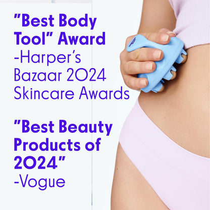 Love Wellness Bye Bye Bloat Lymphatic Massage Roller | Handheld Massager and Body Sculpting Tool | Supports Lymphatic Drainage, Bloating Relief, Skin Hydration & Boost Circulation | 1 Count Love Wellness buy supplements Au