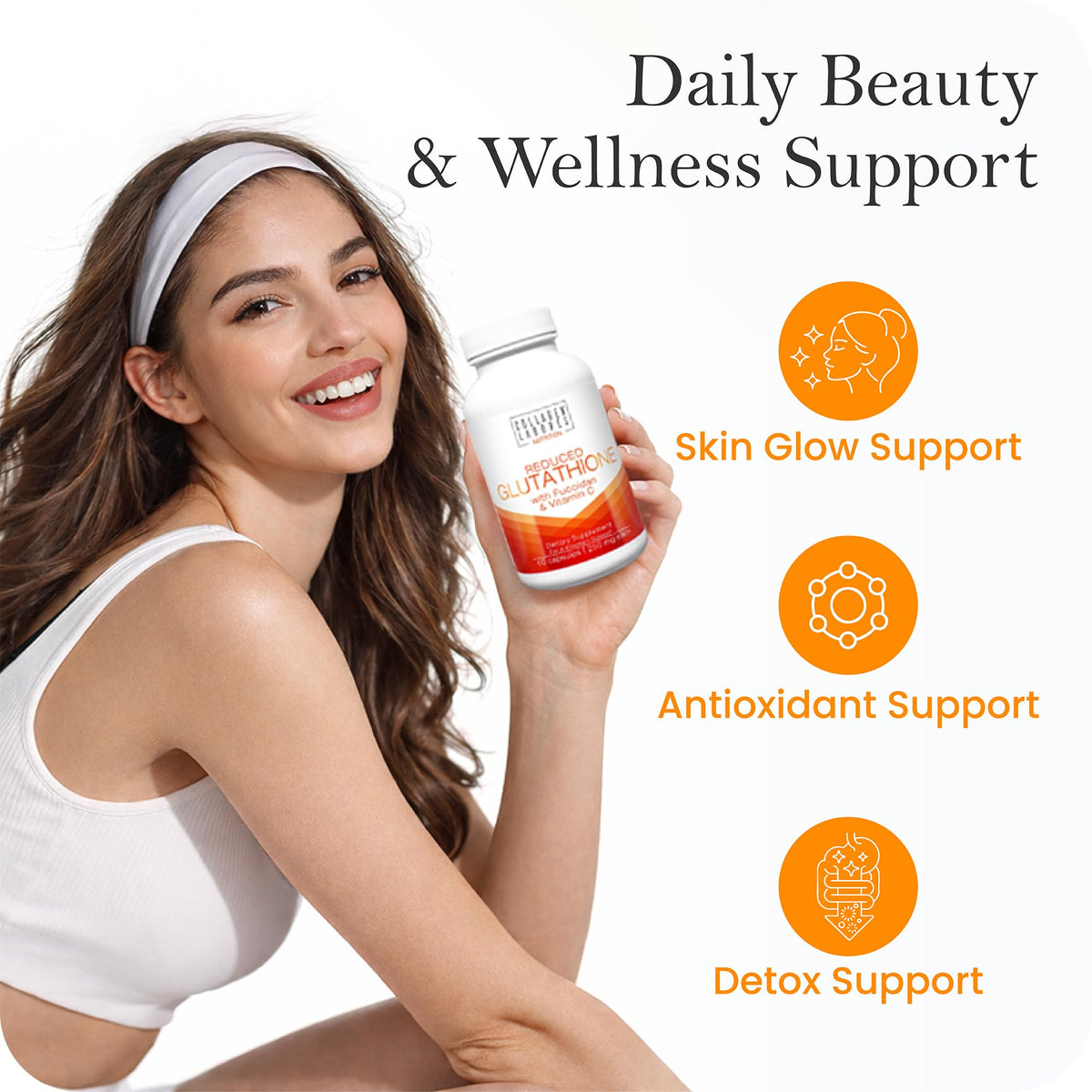 Advanced Glutathione Complex 500mg – with Fucoidan & Vitamin C – Antioxidant Support for Skin Glow, Detox & Immune Health – Non-GMO, Made in USA (60 Capsules) Collagen Laborés buy supplements Au
