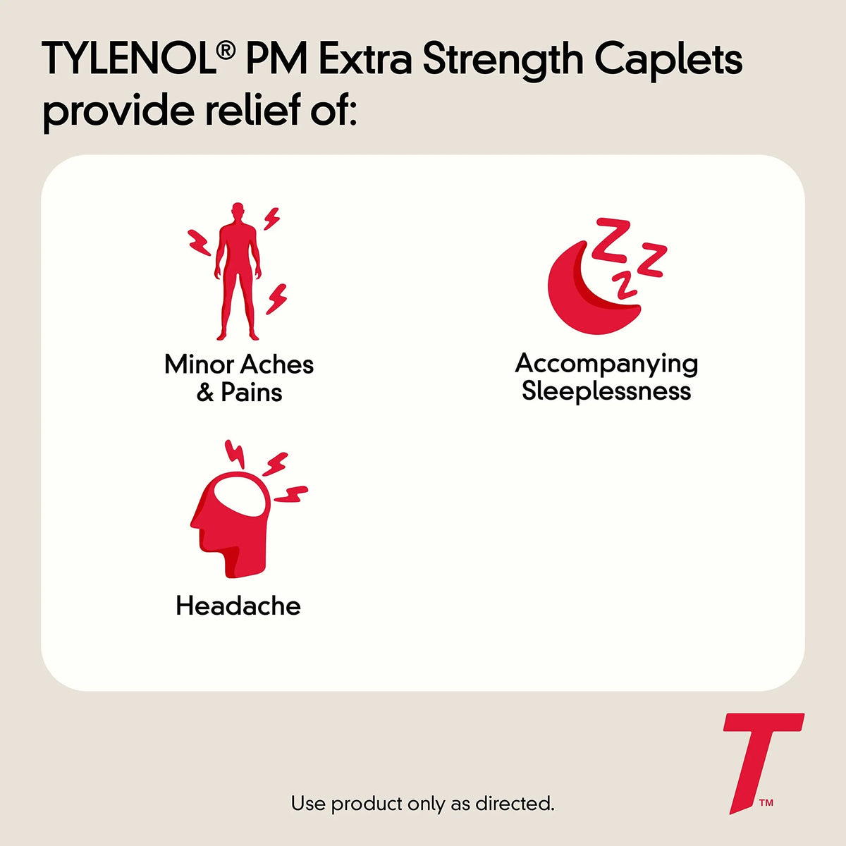 Tylenol PM Extra Strength Nighttime Pain Reliever Sleep Aid Caplets with Acetaminophen & Diphenhydramine HCl, Relief for Nighttime Aches & Pains, Travel Size, 50 Packs of 2 Caplets TylenolBuy Supplements Australia