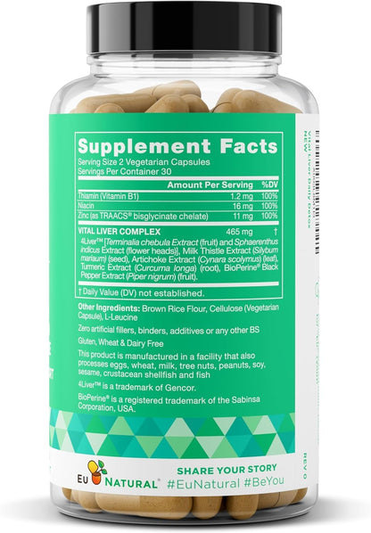 Conception for Him and Vital Liver Bundle - Male Fertility Booster & Prenatal Supplement + 9-in-1 Liver Support Eu Natural buy supplements Au