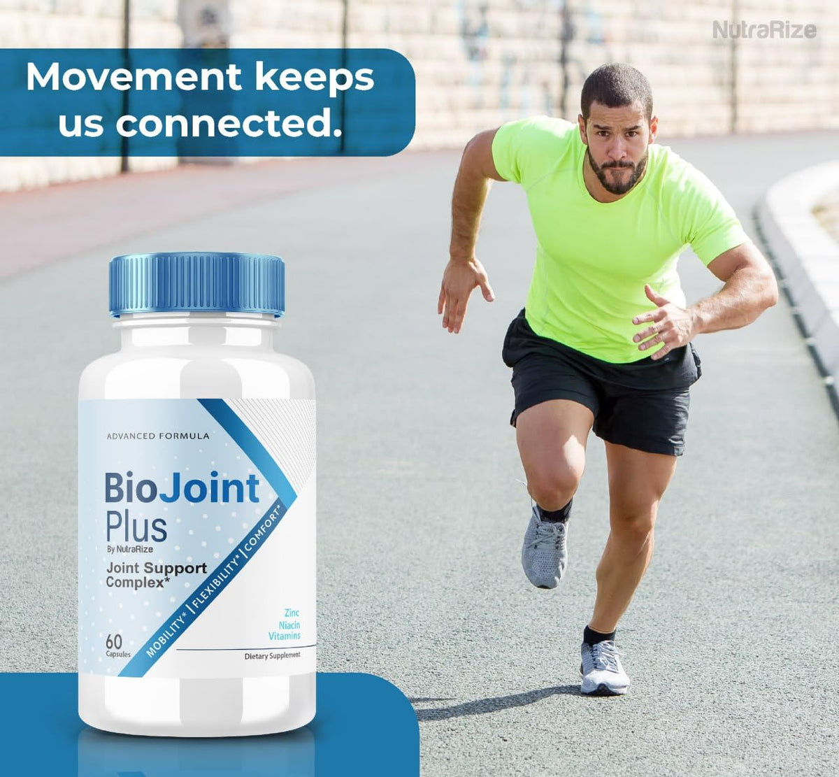 BioJoint Plus - BioJoint Plus Advanced Joint Support Formula, BioJoint Supplement, BioJoint Maximum Strength Pills for Joint Wellness and Mobility, Bio Joint Plus Reviews (60 Capsules) NutraRizeBuy Supplements Australia