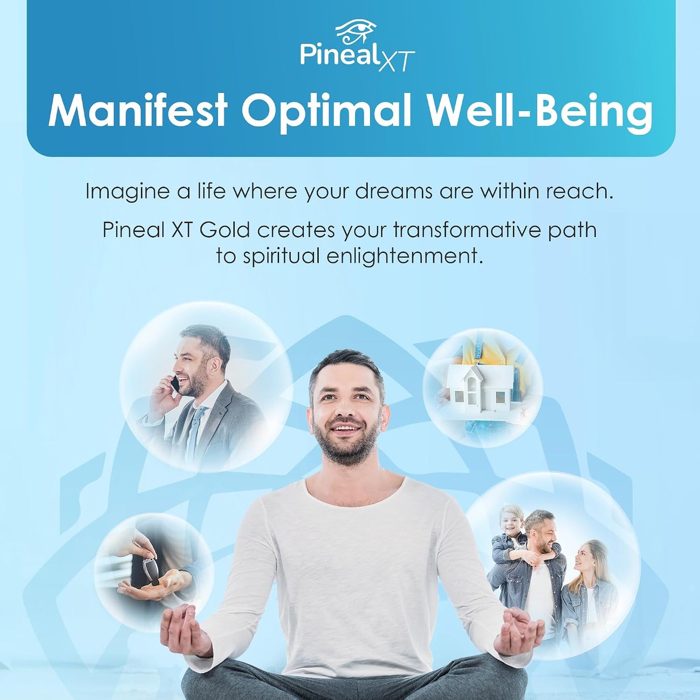 Pineal XT Gold + Pharaoh's Nectar - Pineal Gland Supplement Bundle – 24K Monoatomic Gold Ormus Drops, Pineal Gland Decalcification, Third Eye Awakening, Focus, Energy & Manifestation