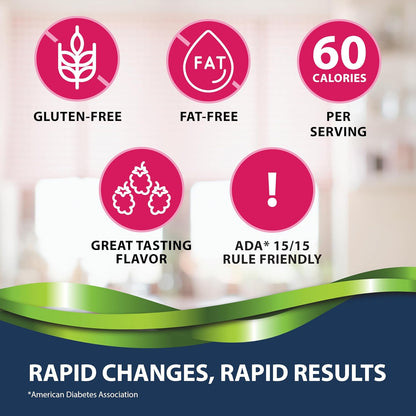 TRUEplus Glucose Tablets, Raspberry Flavor, 10 Count, 6 Tubes | Chewable Tablets, 15g Fast-Acting Carbohydrates, Fat Free, Gluten Free, Boosts Energy, Great Tasting and Easy to Use