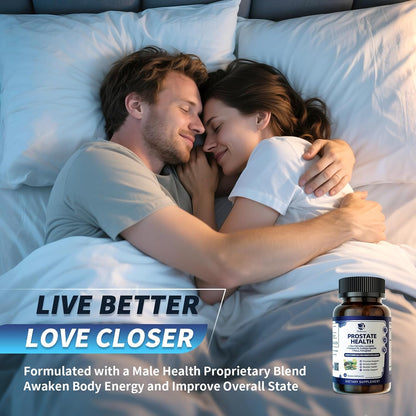 Prostate Health Supplements for Men - Urinary Tract Health, Support 60 CT | 18 IN 1with Pumpkin Seed & Nettle Advanced DHT Blocker - with Saw Palmetto Ashwagandha, Reishi