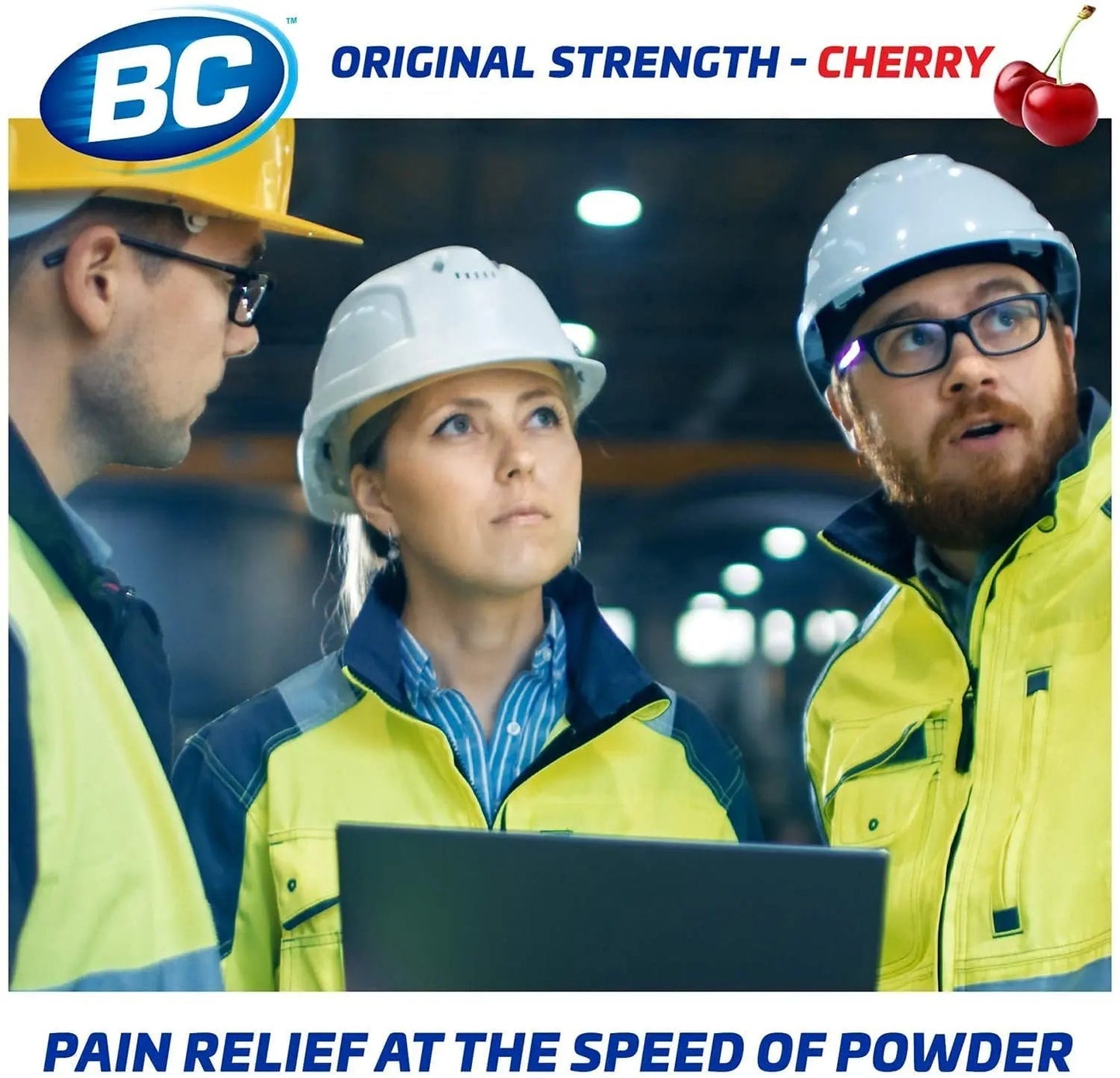 BC Powder Pain Reliever, Cherry Flavor Aspirin Dissolve Packs, 24 Count Powder Packets (6 Pack) BCBuy Supplements Australia