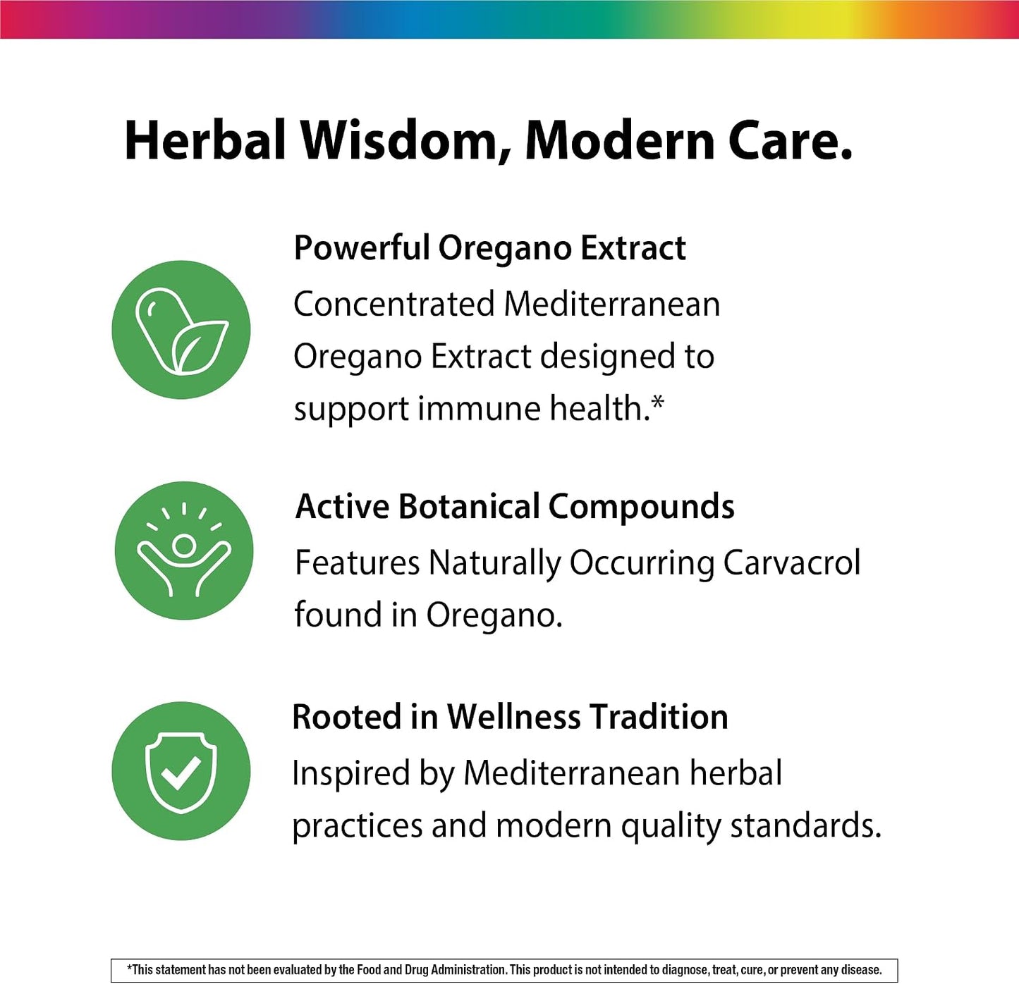 Rainbow Light Oil of Oregano | 90 Softgels | Mediterranean & Wild Harvested Oregano leaf | Contains Naturally Occurring Carvacrol | Non-GMO and Gluten Free