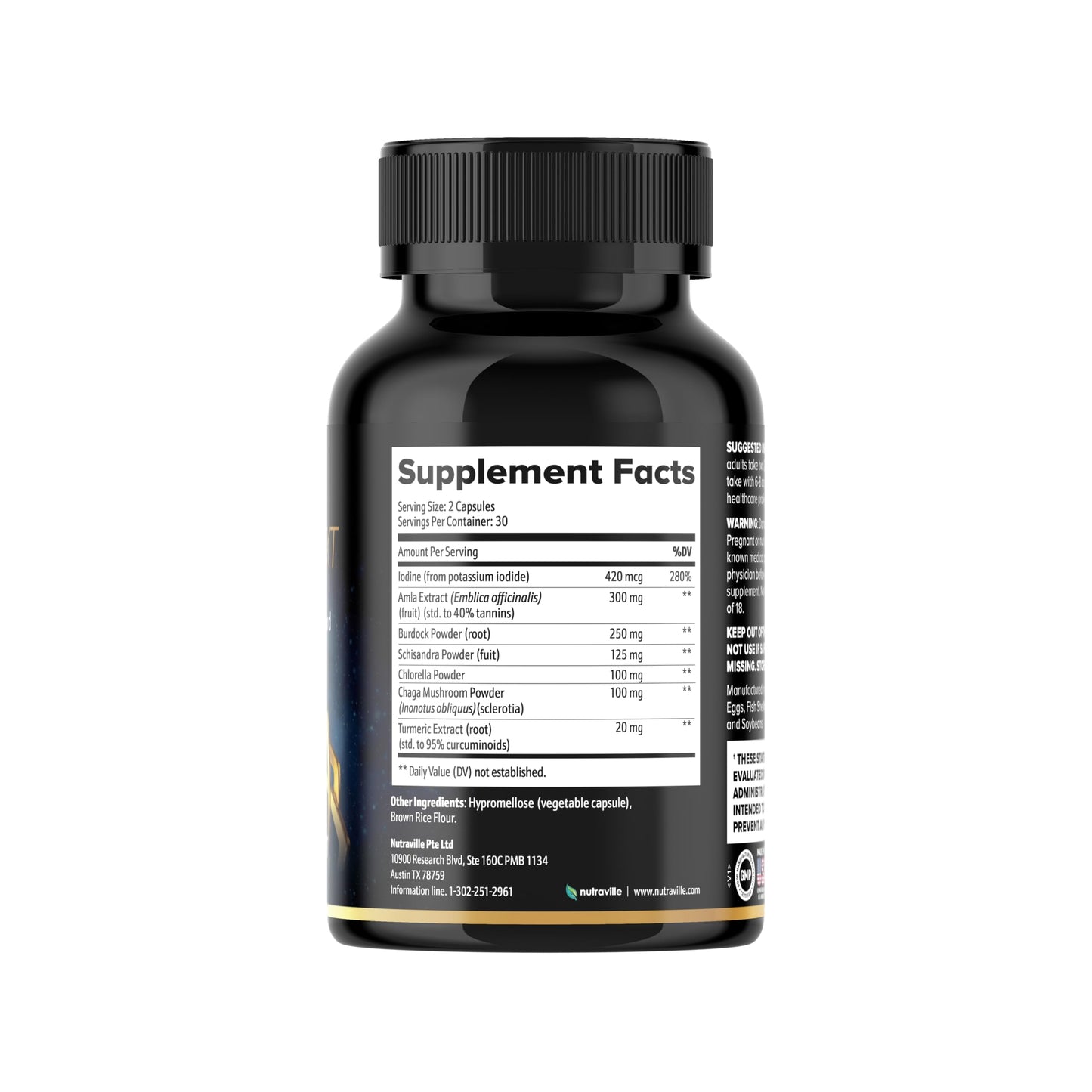 Pineal XT Gold Pineal Gland Supplement, Third Eye Awakening | Focus and Memory Supplement for Brain, 7 Powerful Ingredients Detox and Activate Your Pineal Gland, 30 Count, 1 Daily