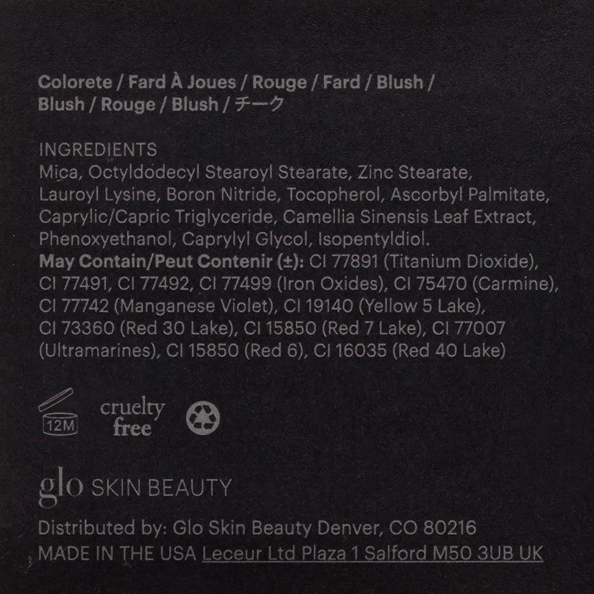 Glo Skin Beauty Blush (Sheer Petal) - Pressed Powder Blush for Cheeks, High Pigment Mineral Face Makeup Creates a Natural, Healthy Glow Glo Skin BeautyBuy Supplements Australia