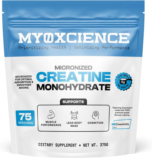 MYOXCIENCE Micronized Creavitalis Creatine | 75 Servings