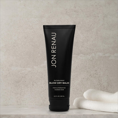 Jon Renau Blown Away Blow Dry Balm for Human Hair Wigs, Shine Enhancing Styling Balm with UV and Color Protection, Lightweight Blow Dry Balm for Human Hair Toppers and Extensions, 2.5 Oz Jon RenauBuy Supplements Australia
