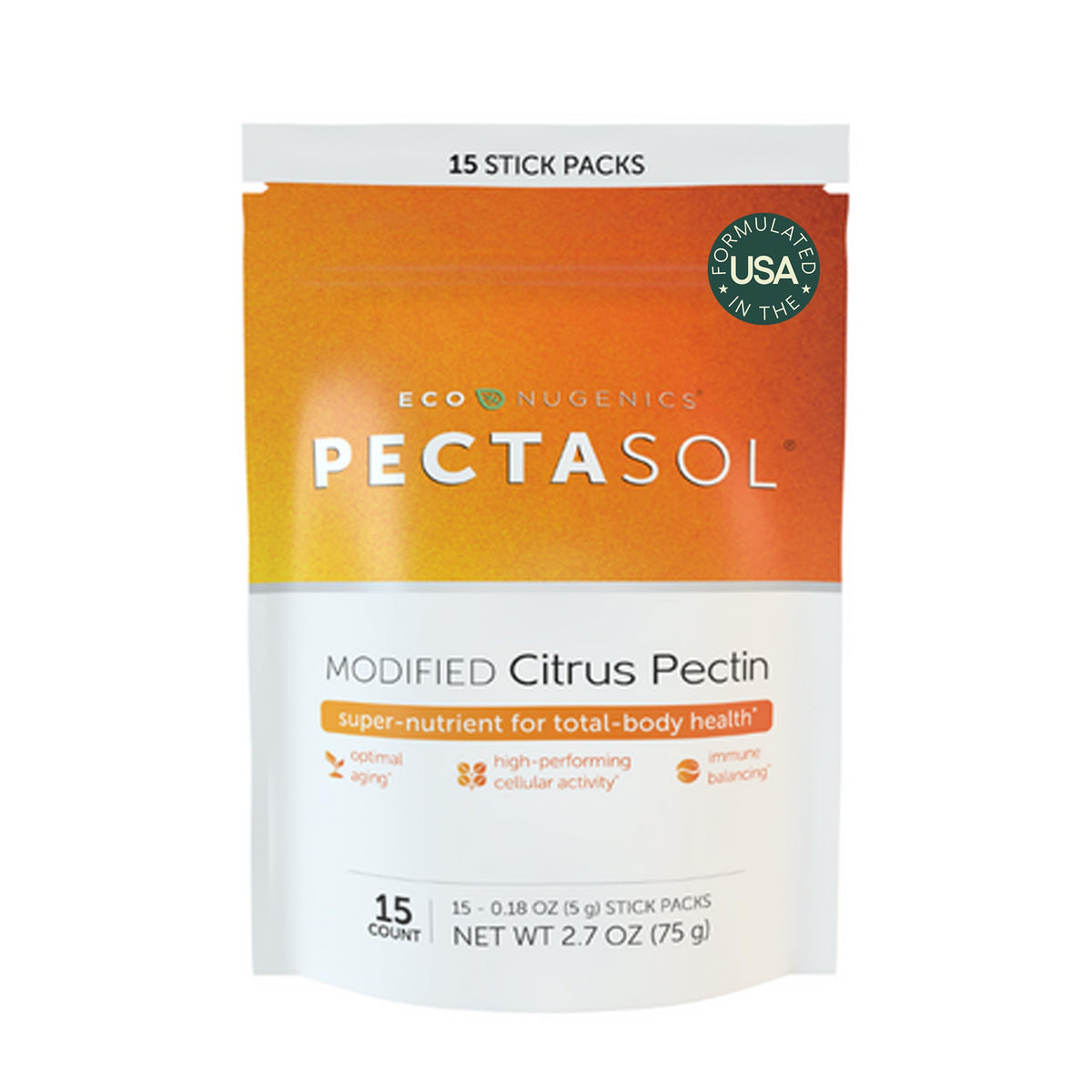 PectaSol Modified Citrus Pectin – 454g Powder – Total-Body Health Supplement to Support the Heart, Immune System, Inflammation Response & Healthy Aging + Maintain Healthy Galectin-3 Levels