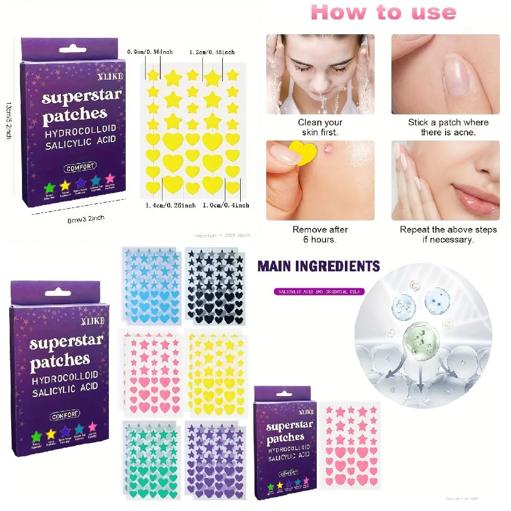 M Great Skin Instant Glow Serum with Niacinamide and Hyaluronic Acid (1.69 oz / 50 ml) + Bonus Acne Patch (36 Pieces) Tea Tree Oil Facial Water Gel NAPHBuy Supplements Australia