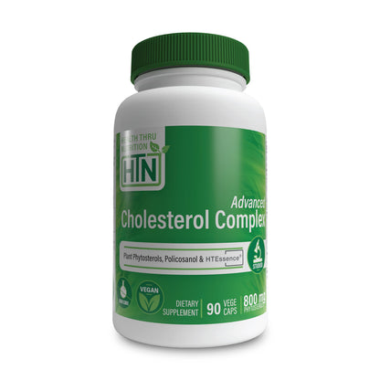 Supplement bottle labeled 'HN' with green and white design on a white background
