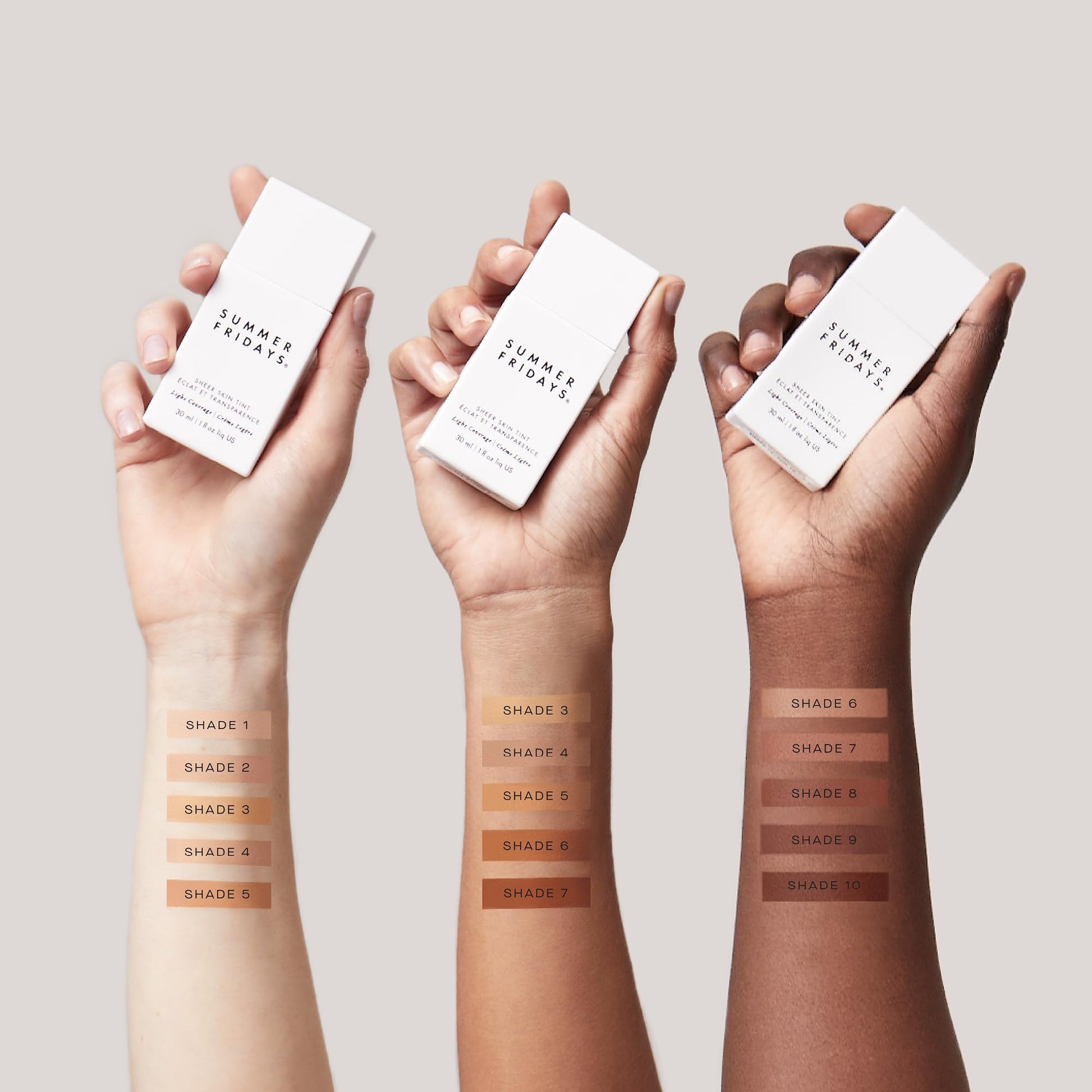 Summer Fridays Sheer Skin Tint - Skin Tint with Hyaluronic Acid - Helps Diminish Uneven Skin Tone - Sheer to Light Coverage - Shade 5 - Medium with Warm Neutral Undertones (1 Fl Oz) Summer FridaysBuy Supplements Australia