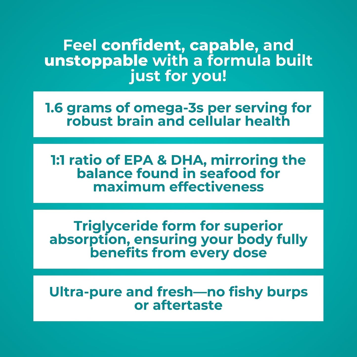 Reignite Wellness by JJ Virgin | Omega Plus | High-Dose Fish Oil Supplement | Supports Cardiovascular System & Joints | EPA & DHA Promotes Memory, Focus & Healthy Response to Stress | 60 Softgels
