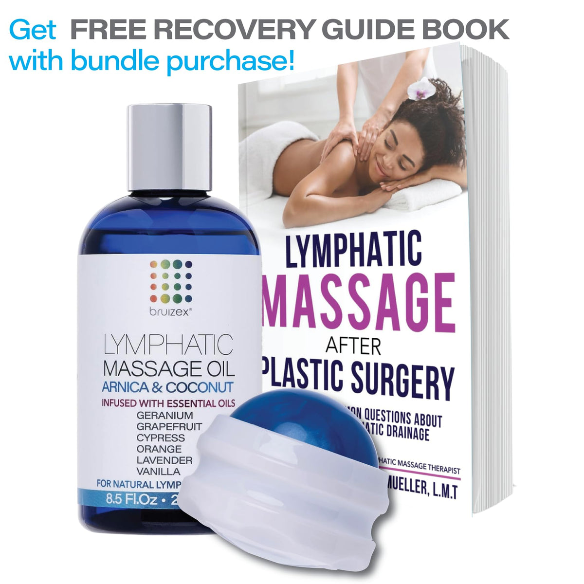 Bruizex Lymphatic Drainage Massager, Massage Roller Ball, Fibro Body Roller for Fibrosis Treatment, Liposuction, 360 Lipo, Tummy Tuck & BBL Post Surgery Recovery Bruizex buy supplements Au