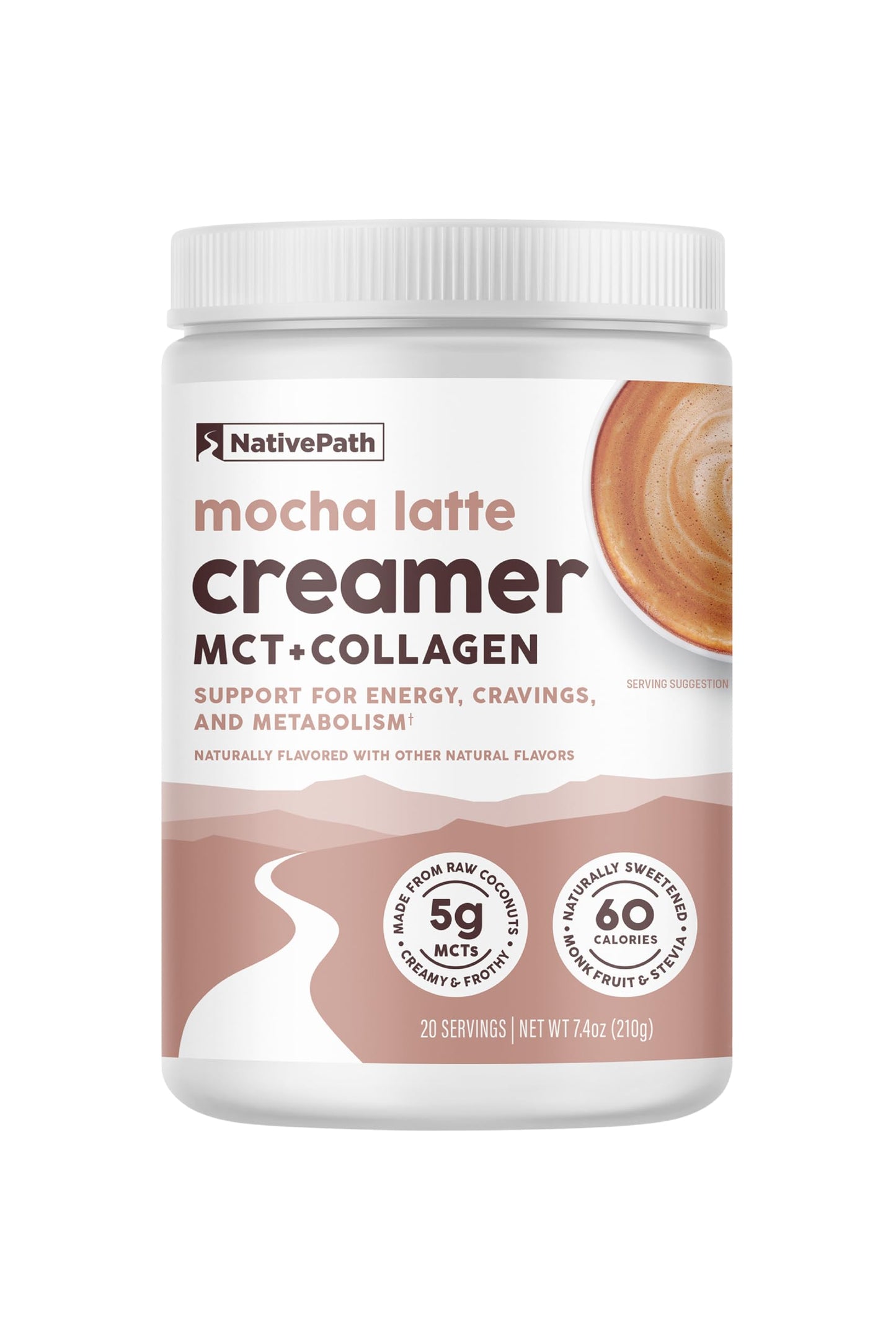NativePath Keto Creamer, French Vanilla, Collagen & MCT, 20 Servings | Sugar-Free, Monk Fruit Sweetened, Non-Dairy & Creamy, Supports Skin, Hair & Nails, Low-Carb Friendly