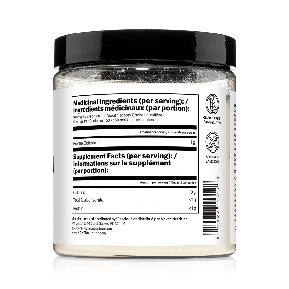 NAKED Colostrum Powder – 100% Grass-Fed Bovine Colostrum Supplement from US Farms | Tested at 20%+ IgG | Gut Health, Immunity, Recovery & Skin Support - 150 Servings NAKEDBuy Supplements Australia