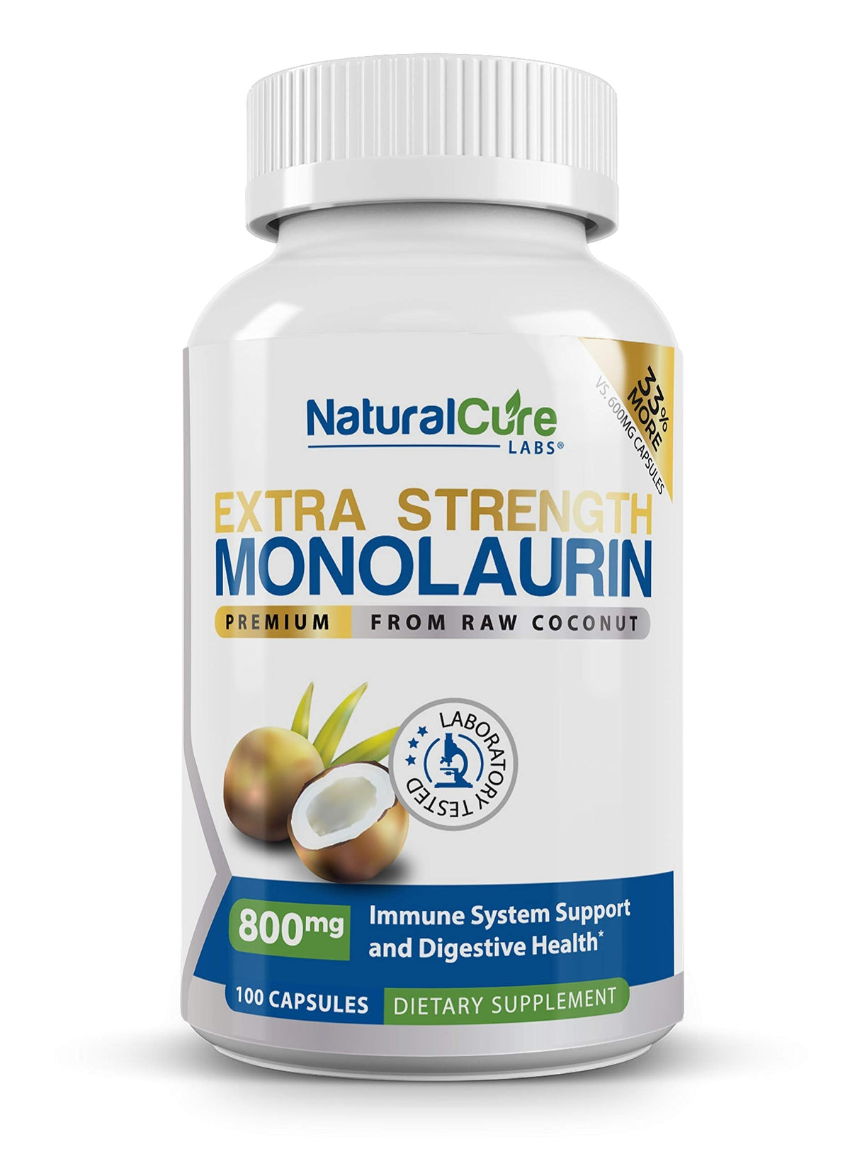 Extra Strength Stack: Monolaurin 800mg + Clean L-Lysine 600mg + Andrographis, Advanced Immune Support Routine Bundle Natural Cure Labs buy supplements Au
