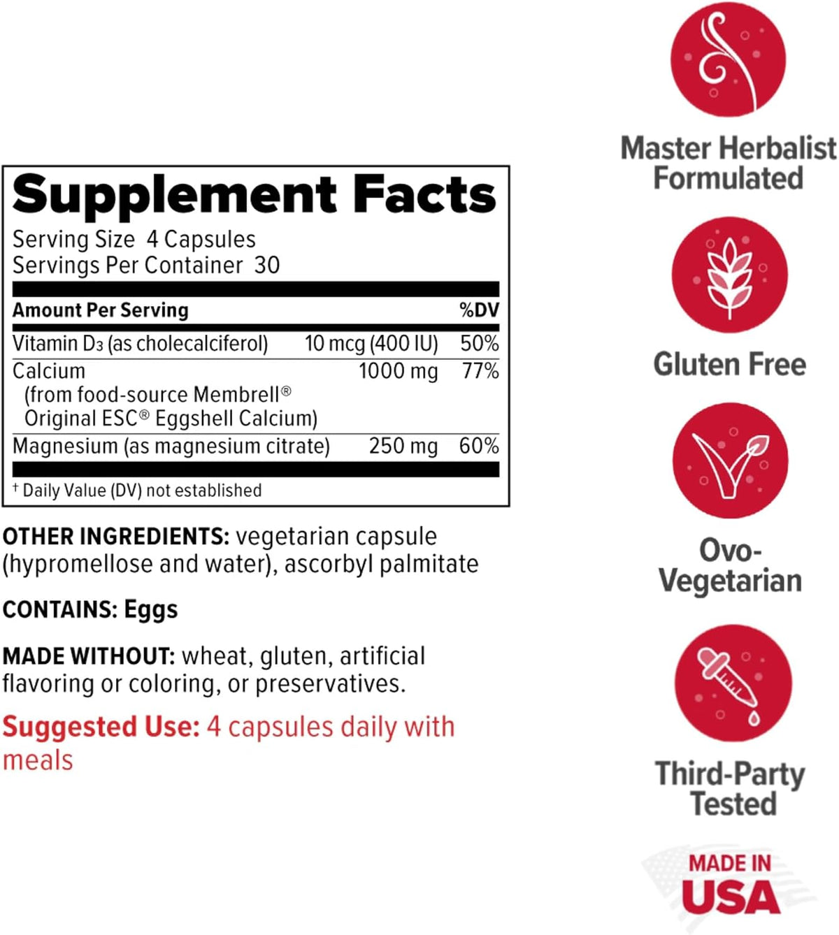 Redd Remedies Joint Health Original, 90 Capsules, and Calcium Mag + D, 120 Capsules