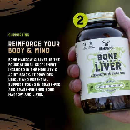 Immune Support Stack – Includes Histamine & Immune Supplement, Bone Marrow & Liver, Grass-Fed Colostrum for Digestive Health, Gut Balance, and Overall Wellness